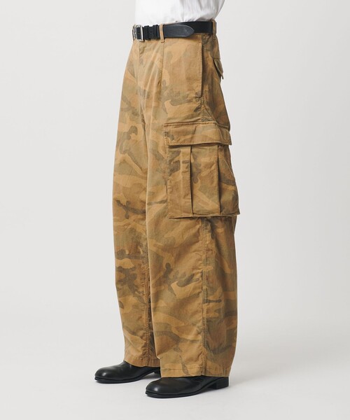 MONKEY TIME（モンキータイム）の「ピグメント プリント カーゴ パンツ -セットアップ対応-（カーゴパンツ・メンズ・ブラック/その他1・S/L/M）」の13枚目の写真