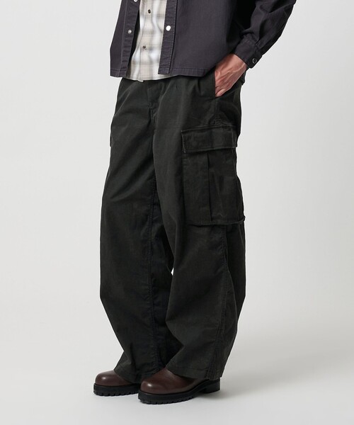 MONKEY TIME（モンキータイム）の「ピグメント プリント カーゴ パンツ -セットアップ対応-（カーゴパンツ・メンズ・ブラック/その他1・S/L/M）」の18枚目の写真