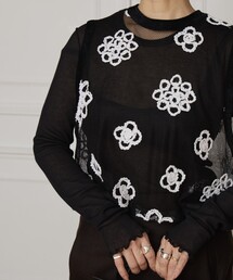 イエナ　フラワーレースシャツ IENA｜フラワーレースシャツ | Rakuten Fashion(楽天