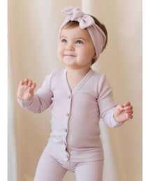 JAMIE KAY（ジェイミーケイ）の「【ONLINE限定】カーディガンViolet Tint／オーガニックコットンモダール（カーディガン/ボレロ・キッズ）」