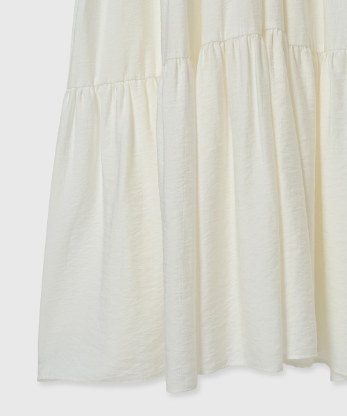 セール】リンクルラッフルワンピース（ワンピース）｜anuans（ア