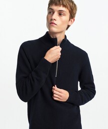 AIGLE（エーグル）の「ハーフジップ ウールセーター（ニット/セーター）」