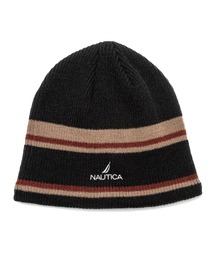 NAUTICA(m[eBJ)NAUTICA/m[eBJ r[j[ LINE KNIT BEANIE NT151(jbgLbv/r[j[)