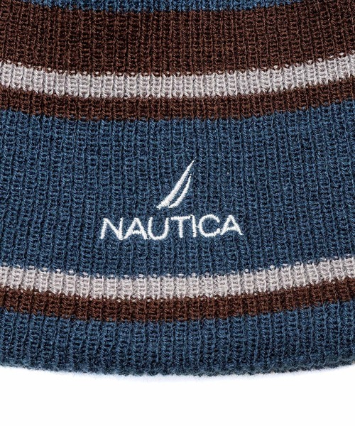 NAUTICA/ノーティカ ビーニー LINE KNIT BEANIE NT151（ニットキャップ