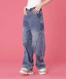 SIS/エスアイエス/切り替えデニムパンツ