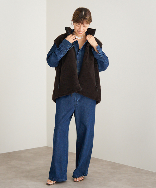 セール】Maison IENA ボアベスト（その他アウター）｜IENA（イエナ）の