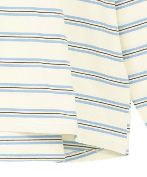 AMERICAN HOLIC(アメリカンホリック)の「アソートボーダーロングTシャツ(Tシャツ/カットソー・レディース・アイボリー/ボルドー/ネイビー・FREE)」の20枚目の写真