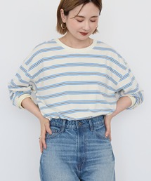 AMERICAN HOLIC | アソートボーダーロングTシャツ(Tシャツ/カットソー)
