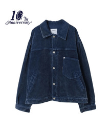CONVERSE TOKYO（コンバーストウキョウ）の「【NAVY SERIES】CORDUROY WASHED TRUCKER JACKET (SET-UP)（その他アウター・レディース）」
