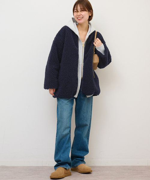 追加》別注【Champion/チャンピオン】ボアフリースジャケット