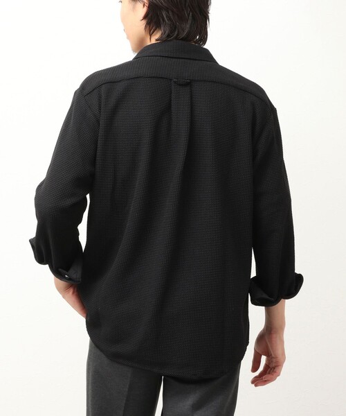 NOLLEY'S LIGHT(ノーリーズライト)の「ラッセルドビーレギュラーシャツ(シャツ/ブラウス・メンズ・ベージュ系その他3/ネイビー/ブラック・L/M)」の21枚目の写真