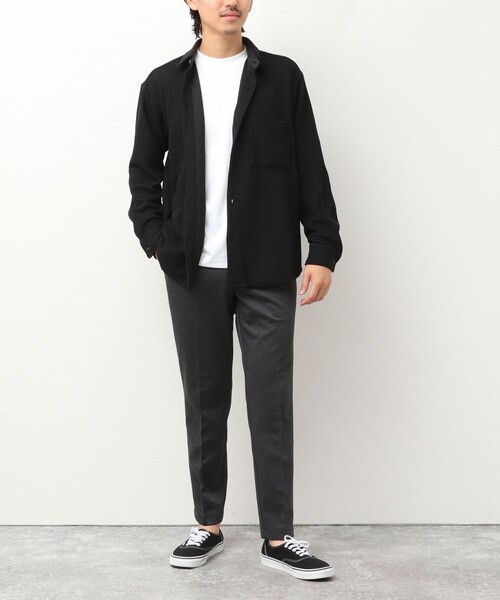 NOLLEY'S LIGHT(ノーリーズライト)の「ラッセルドビーレギュラーシャツ(シャツ/ブラウス・メンズ・ベージュ系その他3/ネイビー/ブラック・L/M)」の13枚目の写真