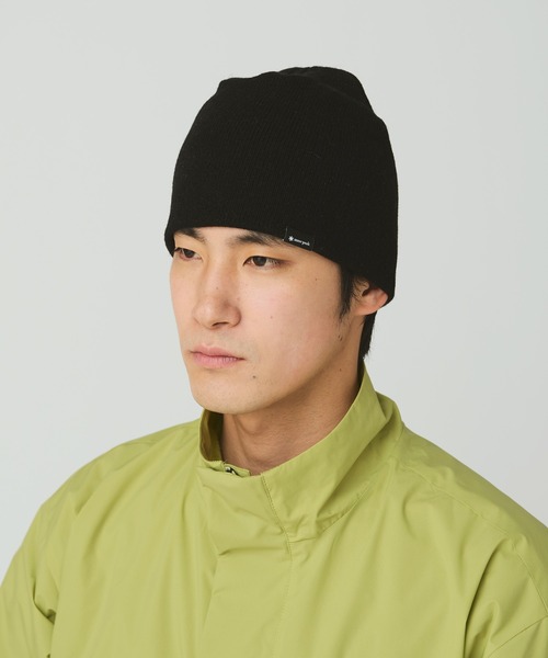 Snow Peak（スノーピーク）の「Snow Peak / Washable Wool Knit Cap 洗える ウールニットキャップ（ニットキャップ/ビーニー・メンズ・ライトグリーン/ダークブラウン/ブラック・ONE SIZE）」の2枚目の写真