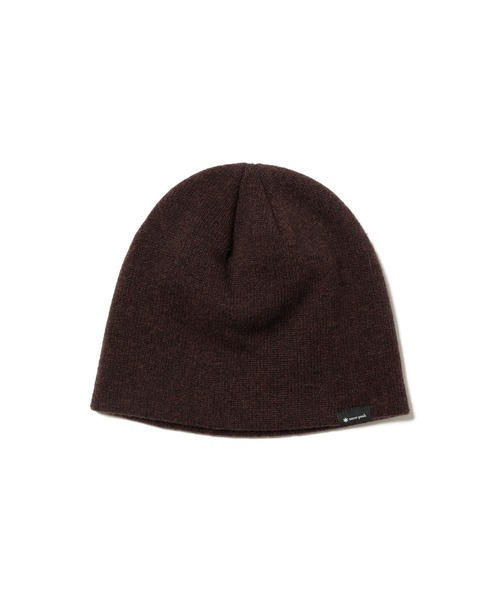 Snow Peak（スノーピーク）の「Snow Peak / Washable Wool Knit Cap 洗える ウールニットキャップ（ニットキャップ/ビーニー・メンズ・ライトグリーン/ダークブラウン/ブラック・ONE SIZE）」の7枚目の写真