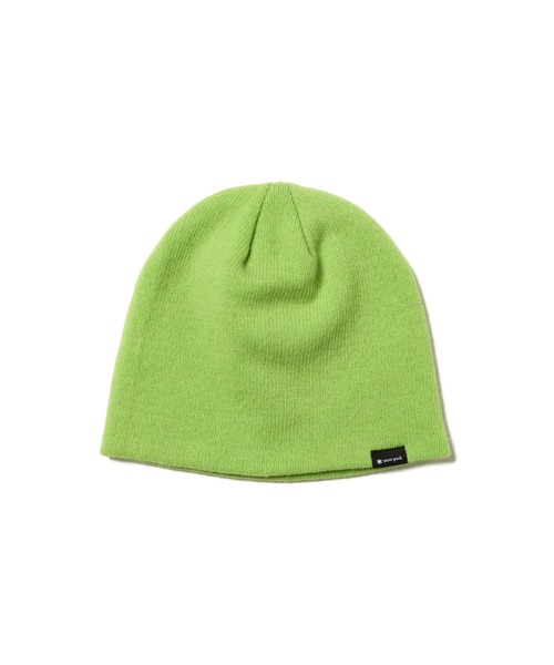 Snow Peak（スノーピーク）の「Snow Peak / Washable Wool Knit Cap 洗える ウールニットキャップ（ニットキャップ/ビーニー・メンズ・ライトグリーン/ダークブラウン/ブラック・ONE SIZE）」の8枚目の写真