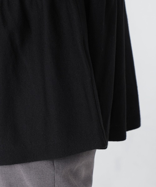 GALLORIA（ギャローリア）の「ペプラム切替カーディガン（カーディガン/ボレロ・レディース・ライトグレー/ネイビー・S/M/L/LL）」の4枚目の写真