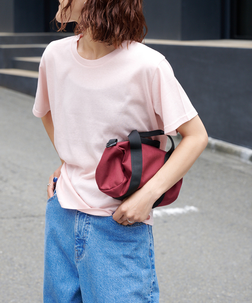 OUTDOOR PRODUCTS(アウトドアプロダクツ)の「追加 シアースラブコットンTEE(Tシャツ/カットソー・レディース・ホワイト/ブラウン/ネイビー/ピンク・FREE)」の4枚目の写真