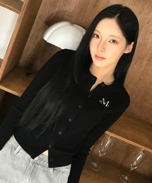 MUCENT | 【MUCENT】ブランド直輸入正規品/MUCENT マーレ 7ボタン クロップ ヘンリーネック カーディガン MUCENT MARAIS 7 BUTTON CROP HENRY NECK CARDIGAN(カーディガン/ボレロ)