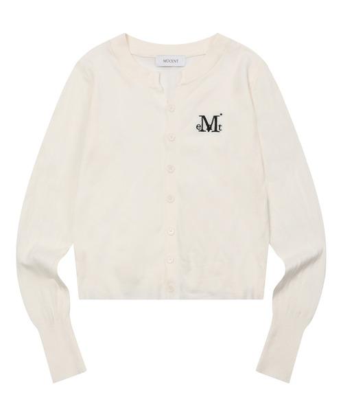MUCENT（ムセント）の「◇MUCENT◇ブランド直輸入正規品/MUCENT マーレ 7ボタン クロップ ヘンリーネック カーディガン MUCENT MARAIS 7 BUTTON CROP HENRY NECK CARDIGAN（カーディガン/ボレロ・レディース・オートミール/アイボリー/ブラック/グレー・FREE）」の13枚目の写真