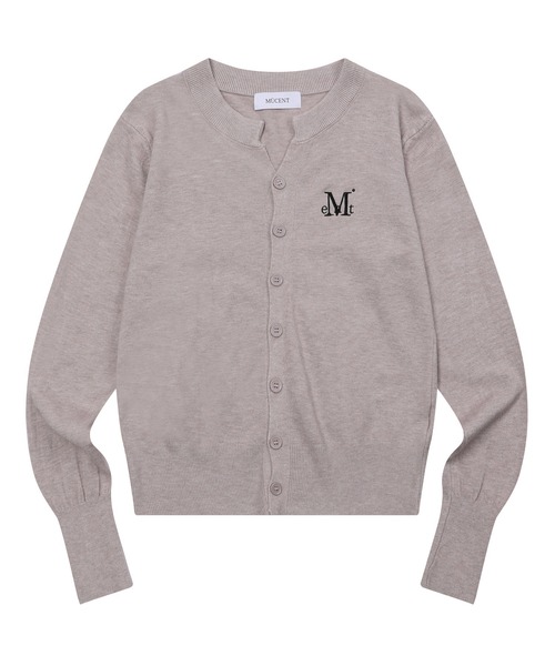 MUCENT（ムセント）の「◇MUCENT◇ブランド直輸入正規品/MUCENT マーレ 7ボタン クロップ ヘンリーネック カーディガン MUCENT MARAIS 7 BUTTON CROP HENRY NECK CARDIGAN（カーディガン/ボレロ・レディース・オートミール/アイボリー/ブラック/グレー・FREE）」の16枚目の写真