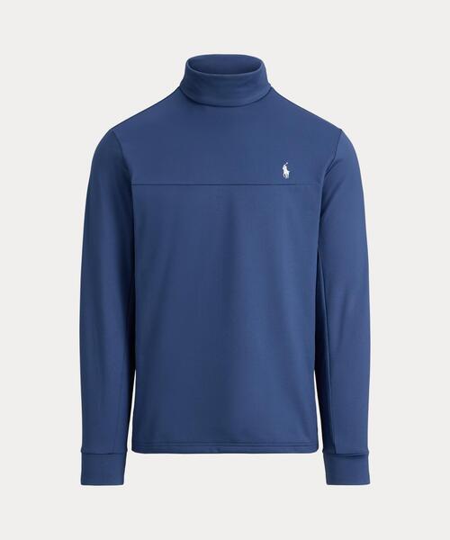 RLX GOLF（アールエルエックスゴルフ）の「パフォーマンス ピケ モックネック（Tシャツ/カットソー・メンズ・ネイビー系1・L/S/M/XL/XS）」の2枚目の写真