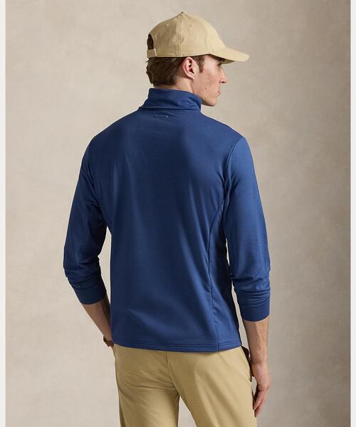 RLX GOLF（アールエルエックスゴルフ）の「パフォーマンス ピケ モックネック（Tシャツ/カットソー・メンズ・ネイビー系1・L/S/M/XL/XS）」の4枚目の写真