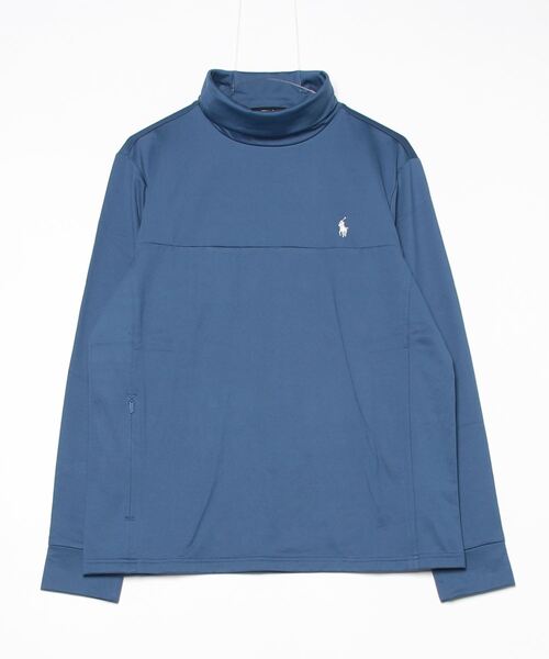 RLX GOLF（アールエルエックスゴルフ）の「パフォーマンス ピケ モックネック（Tシャツ/カットソー・メンズ・ネイビー系1・L/S/M/XL/XS）」の6枚目の写真