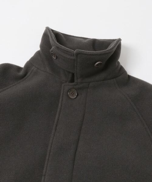 SENSE OF PLACE by URBAN RESEARCH（センスオブプレイスバイアーバンリサーチ）の「『ユニセックス』バルマカーンルーズコート（その他アウター・メンズ・ベージュ/ブラウン系その他/ブラック/ダークブラウン・LARGE/MEDIUM）」の6枚目の写真