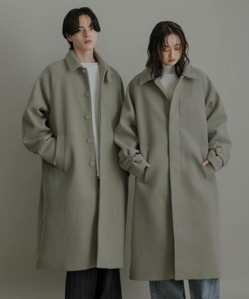 SENSE OF PLACE by URBAN RESEARCH（センスオブプレイスバイアーバンリサーチ）の「『ユニセックス』バルマカーンルーズコート（その他アウター・メンズ・ベージュ/ブラウン系その他/ブラック/ダークブラウン・LARGE/MEDIUM）」の18枚目の写真