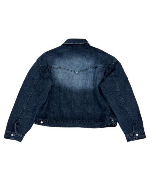 Chikashitsu +（チカシツプラス）の「【Chikashitsu +】cropped denim