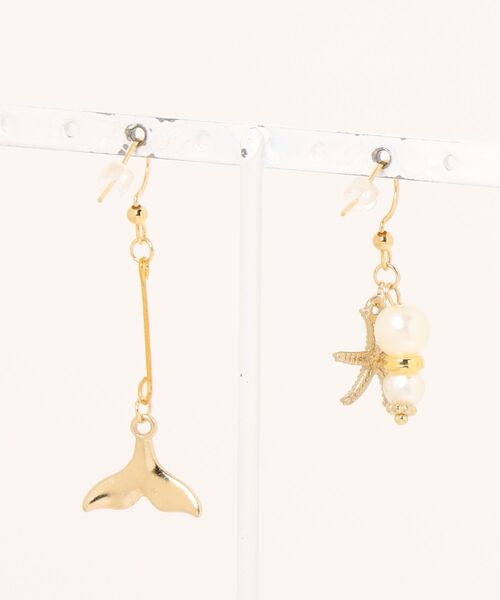 tone（トーン）の「【ReeHK.Sakura】Sea　ピアス(MA)（ピアス（両耳用）・レディース・ゴールド・FREE）」の2枚目の写真
