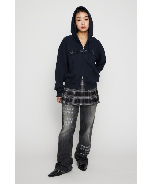 LAGUA GEM(ラグアジェム)の「CHECK PLEATS 2PIECE スカート(スカート・レディース・ブラウン/ネイビー/ブラック・X-SMALL/SMALL/MEDIUM)」の6枚目の写真