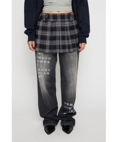 LAGUA GEM(ラグアジェム)の「CHECK PLEATS 2PIECE スカート(スカート・レディース・ブラウン/ネイビー/ブラック・X-SMALL/SMALL/MEDIUM)」の7枚目の写真