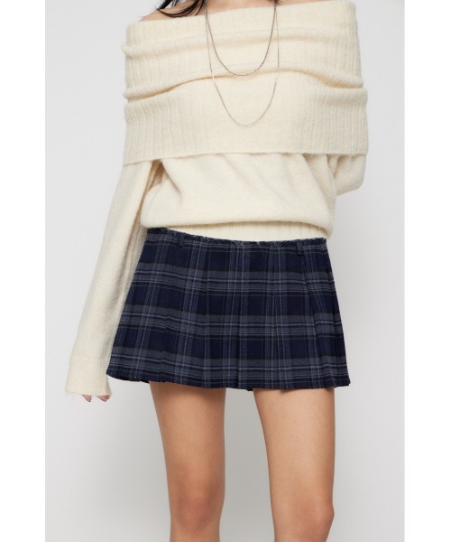 LAGUA GEM(ラグアジェム)の「CHECK PLEATS 2PIECE スカート(スカート・レディース・ブラウン/ネイビー/ブラック・X-SMALL/SMALL/MEDIUM)」の16枚目の写真