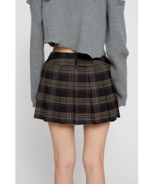 LAGUA GEM(ラグアジェム)の「CHECK PLEATS 2PIECE スカート(スカート・レディース・ブラウン/ネイビー/ブラック・X-SMALL/SMALL/MEDIUM)」の12枚目の写真
