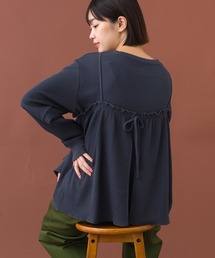 OMNES | ワッフルビスチェ＆インナーセット レイヤードカットソー(アンサンブル)