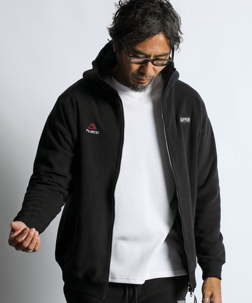 BLACK LABEL〕POLARTEC 'CLASSIC200' ZIP PARKA：セットアップ ポーラ