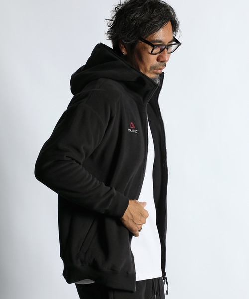 BLACK LABEL〕POLARTEC 'CLASSIC200' ZIP PARKA：セットアップ ポーラ