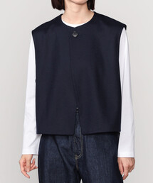 LE GLAZIK | LE GLAZIK | ウール ジレ WOMEN(その他アウター)