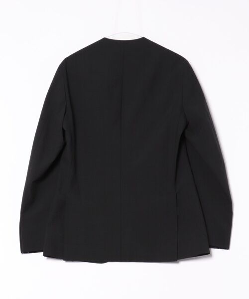DESIGNWORKS（デザインワークス）の「【BELVEST/ベルベスト】ノーカラージャケット LIGHTWEIGHTNOCOLLAR JACKET（テーラードジャケット・メンズ・ブラック系その他・46/48）」の2枚目の写真