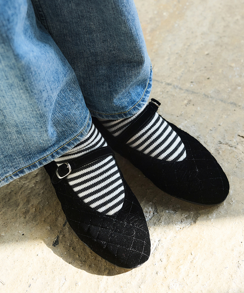 IENA（イエナ）の「BLACK キルティングメリージェーン（その他シューズ・レディース・ブラック・38/37/36）」の5枚目の写真