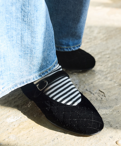 IENA（イエナ）の「BLACK キルティングメリージェーン（その他シューズ・レディース・ブラック・38/37/36）」の6枚目の写真