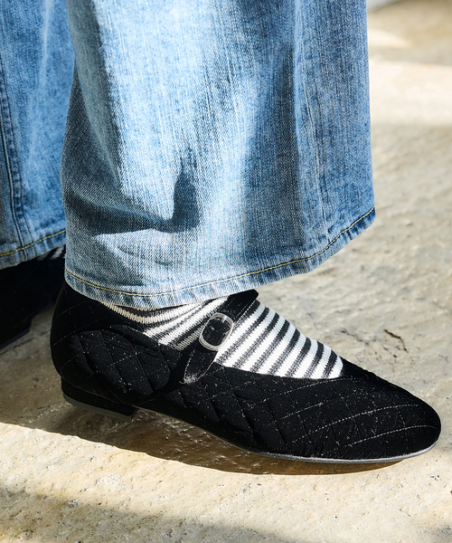 IENA（イエナ）の「BLACK キルティングメリージェーン（その他シューズ・レディース・ブラック・38/37/36）」の7枚目の写真