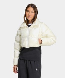 adidas | Essentials グロッシー 2-in-1スタイル クロップド丈 パファー / アディダスオリジナルス adidas Originals(ダウンジャケット/コート)