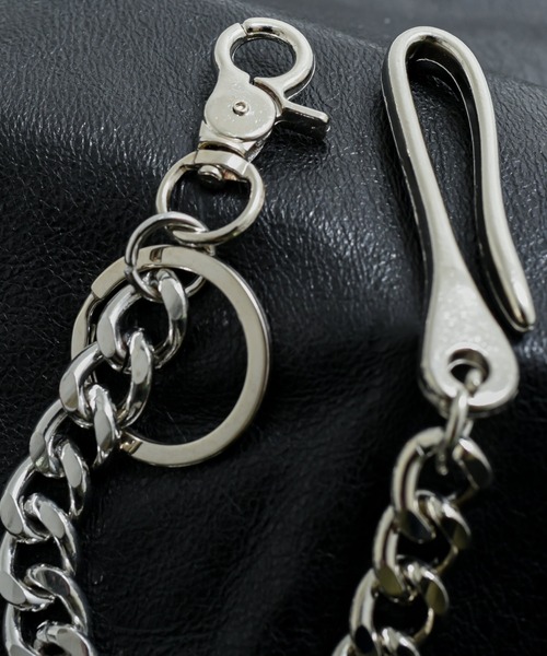 BENUSTA（ベヌスタ）の「A'GEM/9 × .kom 『BENUSTA/ベヌスタ』HEAVY CURB WALLET CHAIN/ヘヴィーカーブウォレットチェーン（ウォレットチェーン・メンズ・シルバー・FREE）」の9枚目の写真