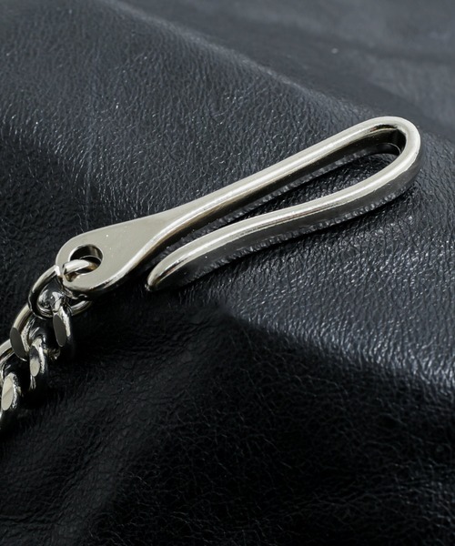 BENUSTA（ベヌスタ）の「A'GEM/9 × .kom 『BENUSTA/ベヌスタ』HEAVY CURB WALLET CHAIN/ヘヴィーカーブウォレットチェーン（ウォレットチェーン・メンズ・シルバー・FREE）」の4枚目の写真