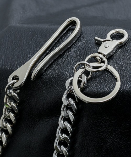 BENUSTA（ベヌスタ）の「A'GEM/9 × .kom 『BENUSTA/ベヌスタ』HEAVY CURB WALLET CHAIN/ヘヴィーカーブウォレットチェーン（ウォレットチェーン・メンズ・シルバー・FREE）」の6枚目の写真
