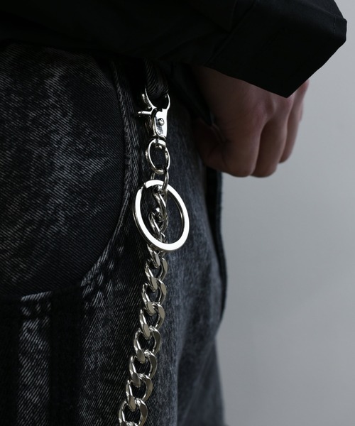 BENUSTA（ベヌスタ）の「A'GEM/9 × .kom 『BENUSTA/ベヌスタ』HEAVY CURB WALLET CHAIN/ヘヴィーカーブウォレットチェーン（ウォレットチェーン・メンズ・シルバー・FREE）」の7枚目の写真