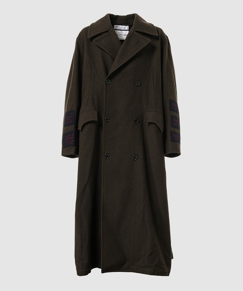 セール】'BATMAN' Drape Long P-coat（ピーコート）｜DAIRIKU