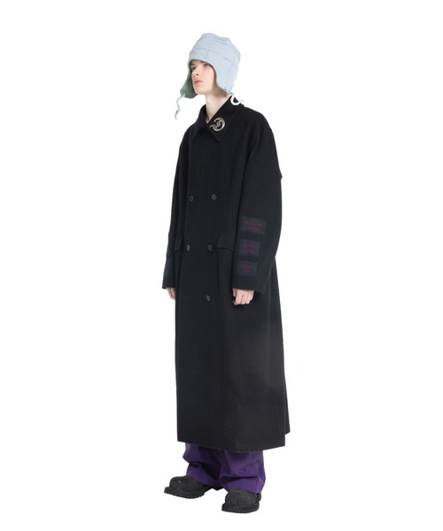 セール】'BATMAN' Drape Long P-coat（ピーコート）｜DAIRIKU